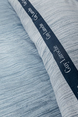 Premium Cotton Double Bed Sheet Set- Steel Linear