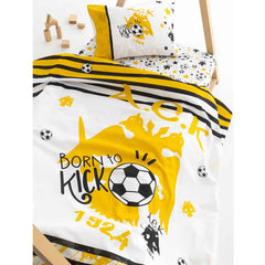 Kids Single Cotton Bed Sheet Set — A.E.K (Born To Kick)