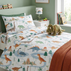Kids' Premium Bed Sheet Set - Little Dino Land