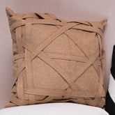Brickel Beige Cushion Cover - 1 Pc