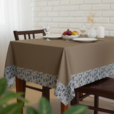 Elegant Cotton Table Cover with Sea Shell Edge