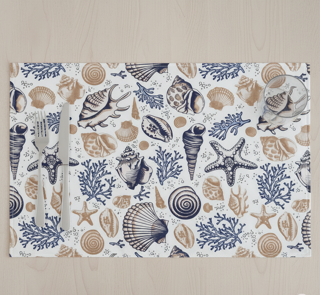 Waterproof Dining Set - Sea Shell