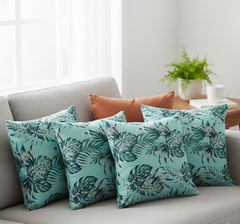 Waterproof Tropical Printed Cushion Cover-1 Pc