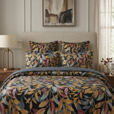 Autumn Canopy Cotton Printed Duvet Cover Set
