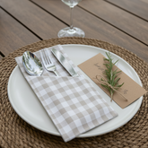 Waterproof Printed Cutlery Pouch - 3 Slots