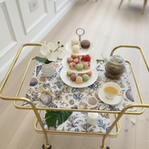 Waterproof Tea Trolley 9 Pcs Set - Sea Shell