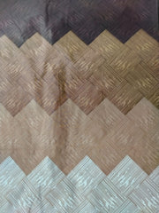 Printed Cotton Table Cover - Espresso Beige