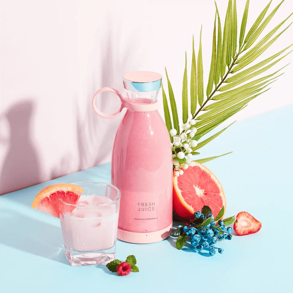 Fruit Juicer Cup Multifunctional Portable Mini Electric Mixers - 420ml