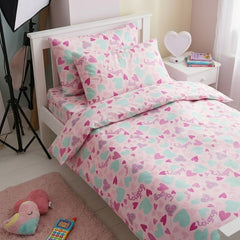 Kids' Premium Bed Sheet Set - Sweet Hearts