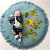 Baby Rug Round Style With Frilled