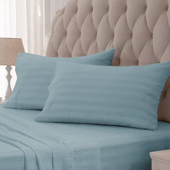Satin Stripe Pillowcase-Pair