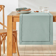 Cotton Dinning Set With Barrata - Light Green