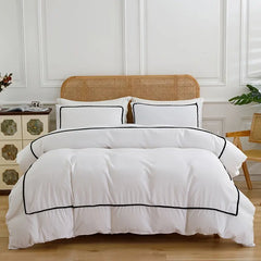 LuxePom Serenity Cotton Duvet Cover Set