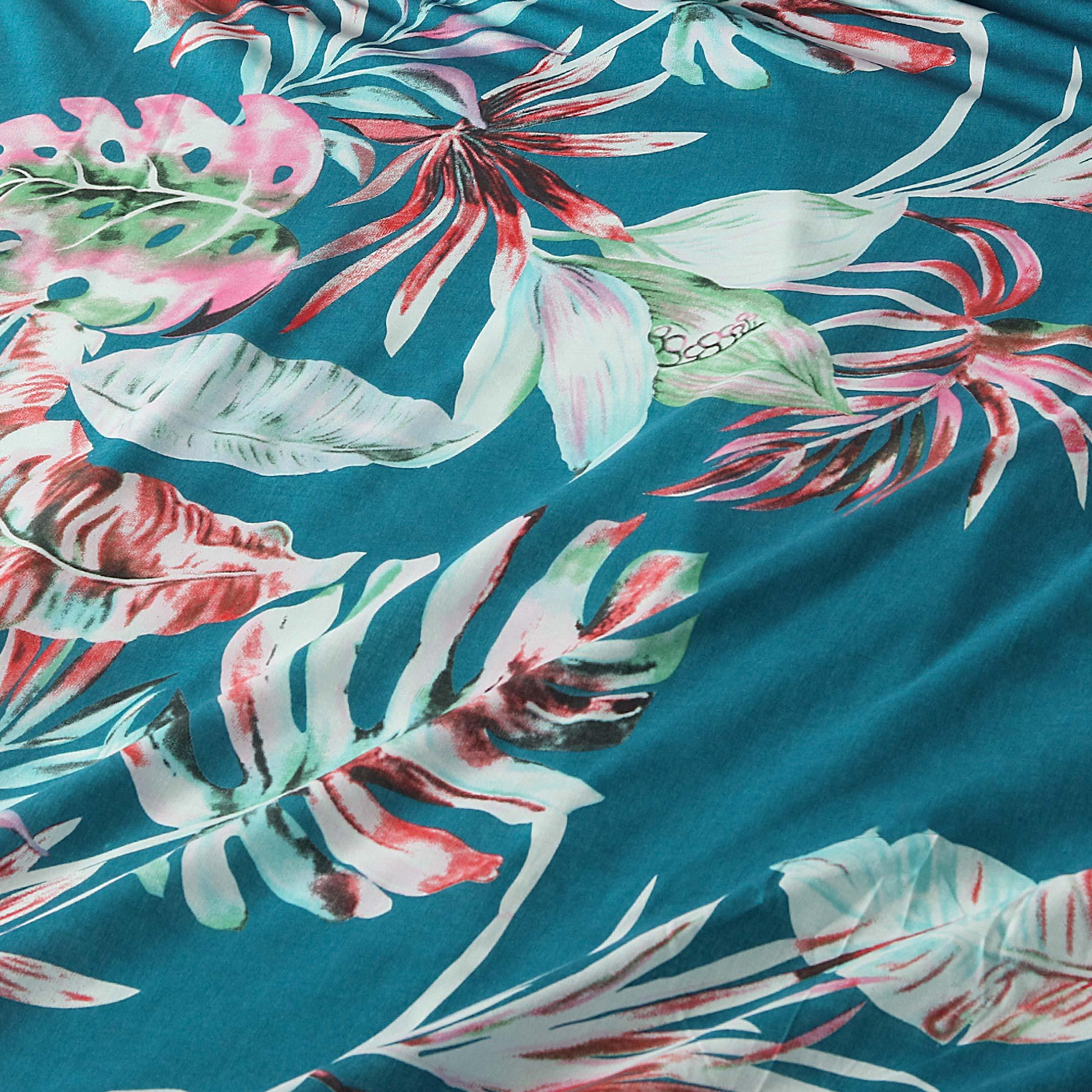 Double Cotton Bed Sheet - Tropical