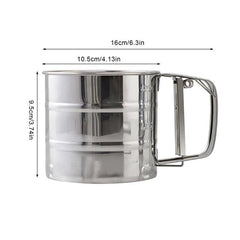 Flour Sifter Powder Sugar Sifter For Baking Handheld Sifter Shaker