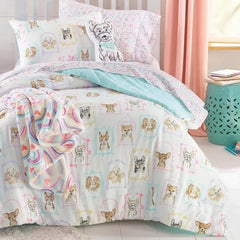 Kids Single Printed Comforter - Pooch Portrait