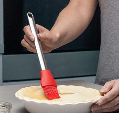 Silicon Basting Brush With Steel Handle