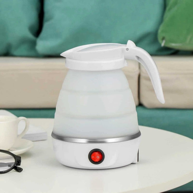 Stainless Steel Silicone Folding Electric Kettle