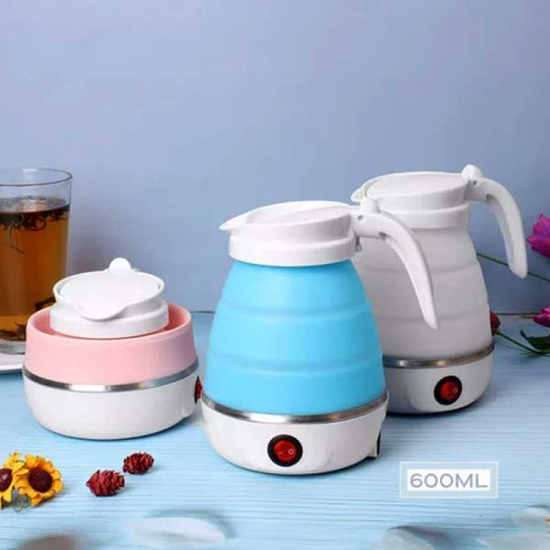 Stainless Steel Silicone Folding Electric Kettle