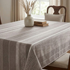 Printed Cotton Table Cover-Ashwood Stripes