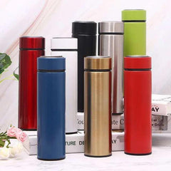 Stainless Steel Water Bottle Vacuum Flask with Smart LCD Screen Temperature Display-500ml