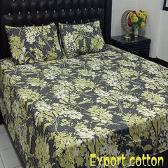 Double Cotton Bed Sheet - Sunshine