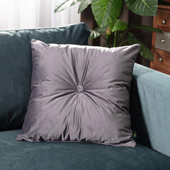 Button Velvet Cushion Covers - 1 Pc