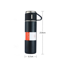 Vacuum Flask Set With 2 Steel Cup-500 ML Bottle