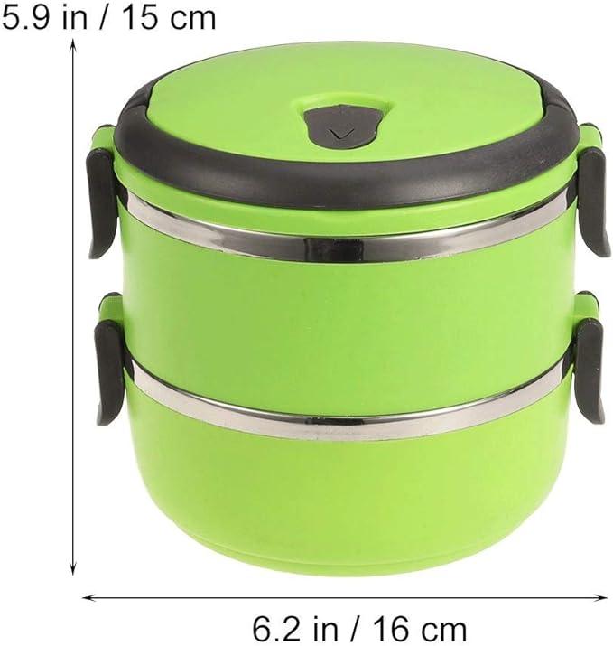 2 Tier Stainless Steel Lunch Box