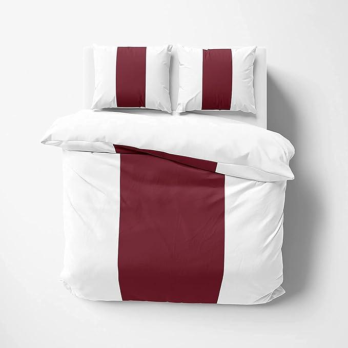 Plain Dyed Cotton Reversible Duvet Cover Sets