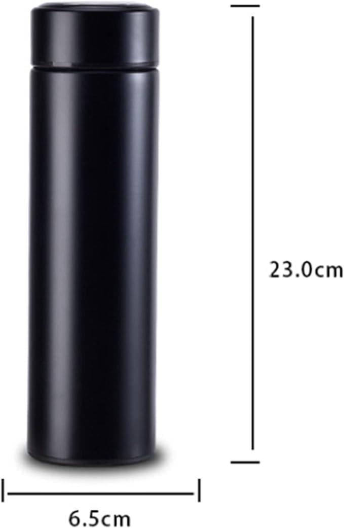 Stainless Steel Water Bottle Vacuum Flask with Smart LCD Screen Temperature Display-500ml