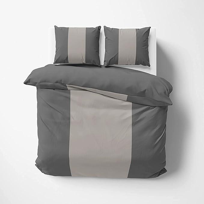 Plain Dyed Cotton Reversible Duvet Cover Sets