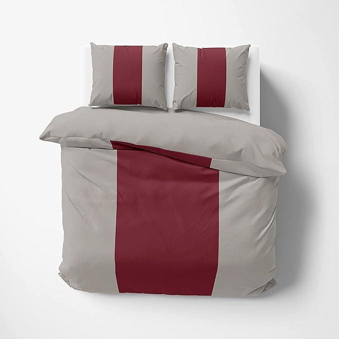 Plain Dyed Cotton Reversible Duvet Cover Sets