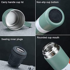 Vacuum Flask Set With 2 Steel Cup-500 ML Bottle