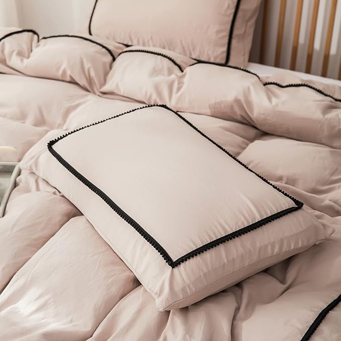 LuxePom Serenity Cotton Duvet Cover Set