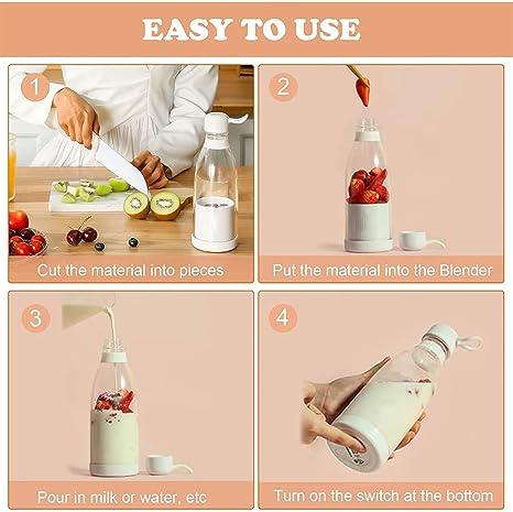 Fruit Juicer Cup Multifunctional Portable Mini Electric Mixers - 420ml