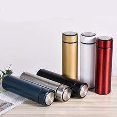 Stainless Steel Water Bottle Vacuum Flask with Smart LCD Screen Temperature Display-500ml