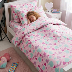 Kids' Premium  Bed Sheet Set - Sweet Hearts