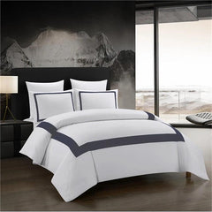 Alford Hotel Style Cotton Satin Duvet Cover Set