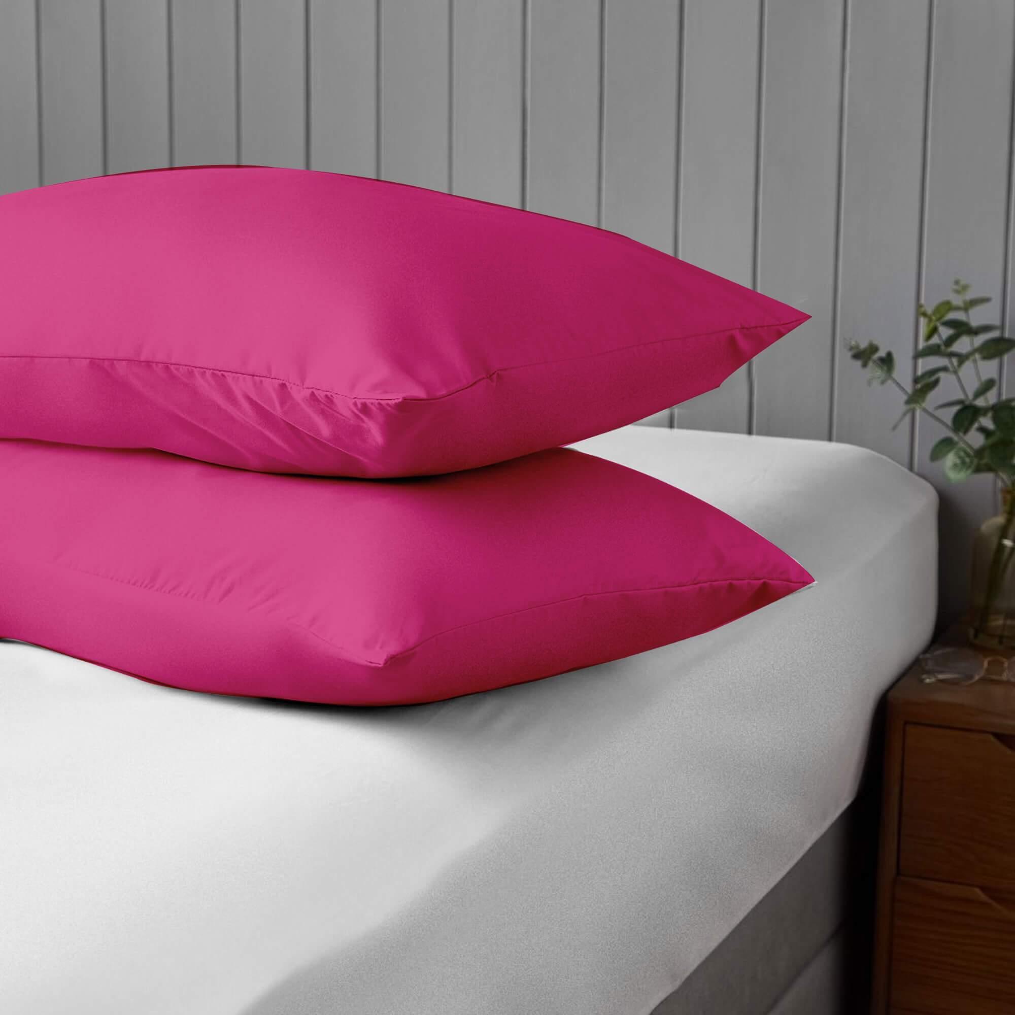 Envelope Soft Cotton Bed Pillow Covers-Pair