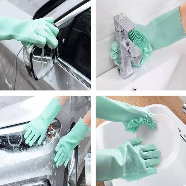 Silicone Multi-purpose Scrubbing Gloves