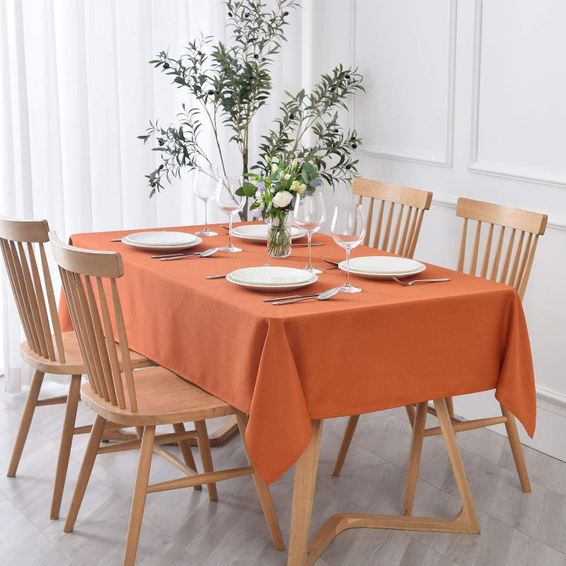 Solid Cotton Table Cover