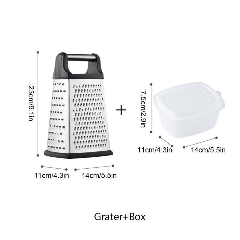 Four-side Box Grater Vegetable Slicer Tower