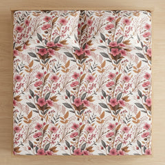Imperial Flora - Printed Flat Sheet Set, Double Bed, 100% Cotton