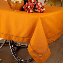 Baratta Embroidered Cotton Table Cover