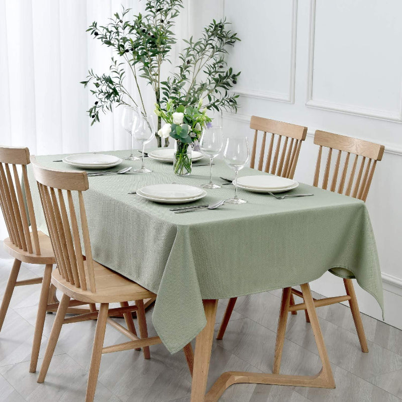 Solid Cotton Table Cover
