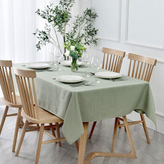 Solid Cotton Table Cover