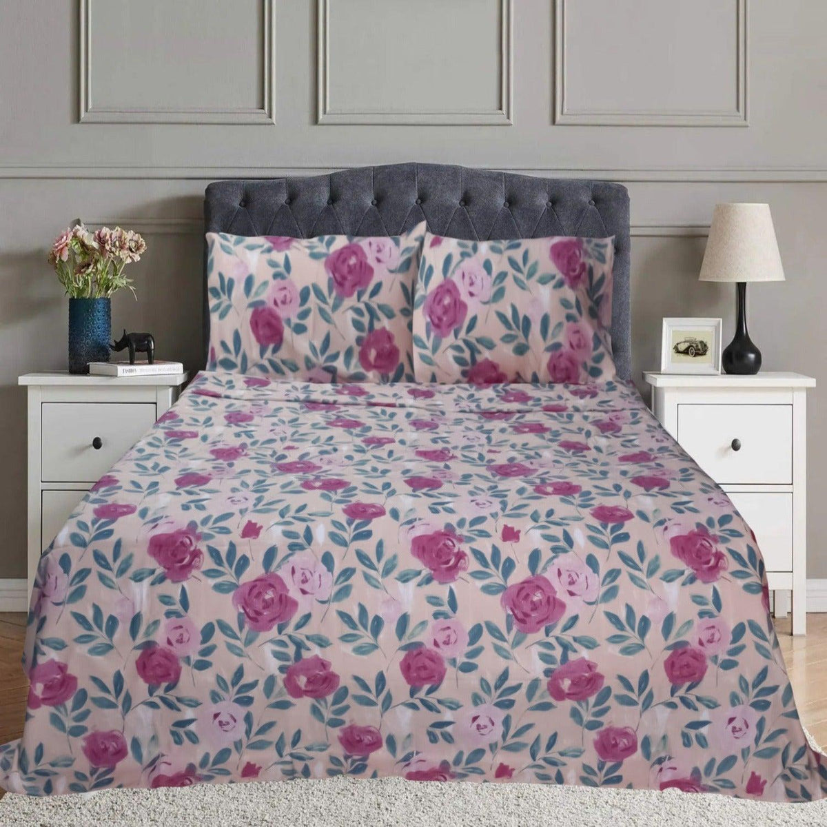 Double Cotton Bed Sheet - Bloomi