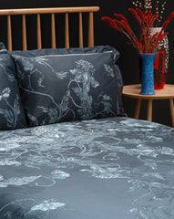 Tendril Spill Cotton Satin Super King Printed Duvet Cover Set