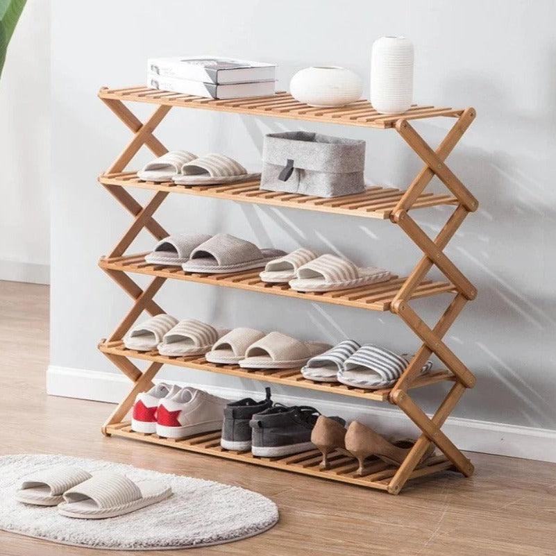 Multi Layer Fold-Able Shoe Rack